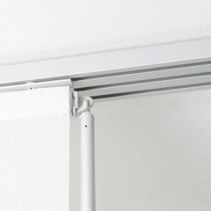 MADECOSTORE Rail pour Panneau Japonais de 60cm - Blanc - L120cm