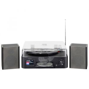 Cha&icirc;ne Hi-Fi r&eacute;tro - Reflexion - Platine vinyle - DAB+ FM radio Internet - Bluetooth CD USB