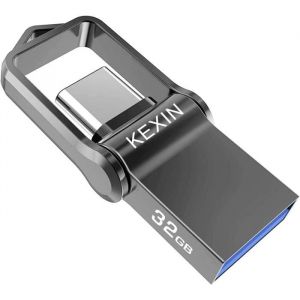 Cl&eacute; Usb Type C 32Go Usb 3.0 Otg Mini Clef Usb 32 Go Usb 3.0 En M&eacute;tal &Eacute;tanche Cle Usb Flash Drive 2 En 1 Pour Pc Dell Xps Et[YC47]