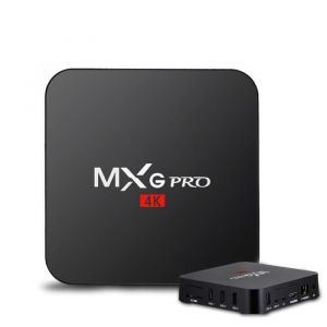 Mini Android TV Box Android 9.0 TV Box Amlogic S905X Quad-Core 1 Go + 8Go 4K HD WIFI Media Player-A4