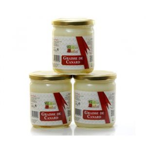 Lot de 3 bocaux de graisse de canard 3x340 g soit 1020g