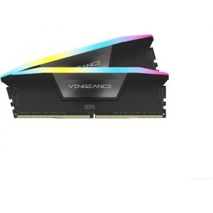 RAM - CORSAIR Vengeance RGB DDR5 - 32GB 2x16GB DIMM - 6000MHz - Unbuffered 40-40-40-77 XMP 3.0 Black Heatspreader RGB LED