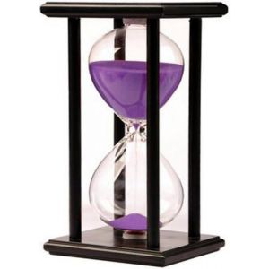 Horloge sablier 30 minutes 30 min Décoration de la maison Sablier Minuterie Ornement de bureau Sablier Cadre en bois Sablier