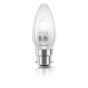 Philips Ampoule EcoHalog&egrave;ne Flamme Lisse Culot B22 28 Watts consomm&eacute;s Equivalence incandescence : 35W