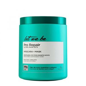 Let Me Be - Botox Capillaire Pro Repair Masque Lissant en une étapebio et sans formol Olio di Cocco Collagene Cheratina (1Kg)
