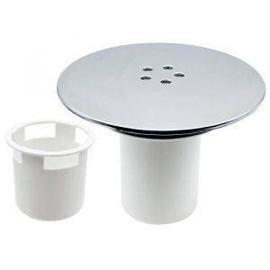 Bonde Douche Bonde de Douche 90 mm/115mm Remplacement de Couvercle de Siphon Douche Capot Bonde de Douche Universelle