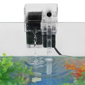 Cocosity Filtre à eau pour aquarium Filtre dAquarium Filtre Externe Réglable pour Aquarium 7 × 8 × 10 Cm pour animalerie pompe