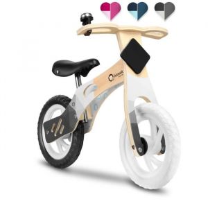 LIONELO Draisienne enfant Willy en bois et à partir de 2 ans - Noir