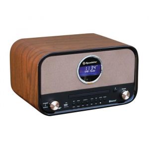 Radio DAB + - Soundmaster - NR850 - Lecteur CD - Acajou - Haut-parleurs rétro