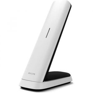T&eacute;l&eacute;phone Fixe sans Fil DECT - PHILIPS - M4701W12 - &Eacute;cran 46 cm - Mains Libres - 14h Autonomie