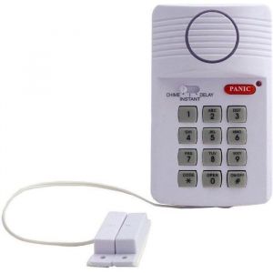 Alarme de porte/fen&ecirc;tre alarme de porte sans fil puissante avec clavier de s&eacute;curit&eacute; &agrave; code PIN pour la maison le bureau le garage