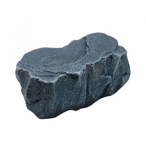 Boîte à clés cachée en fausse pierre pour lextérieur - Cache-clés de rechange en résine pour jardin extérieur (style pierre)