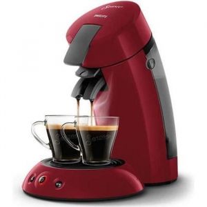 Machine à café dosette - PHILIPS - SENSEO ORIGINAL HD6553/81 - Booster darômes - Crema plus - Rouge