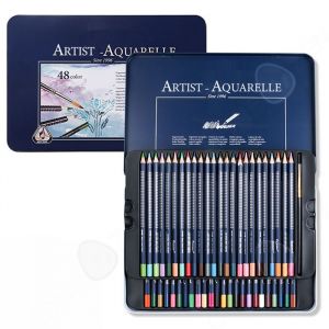 Crayons de couleur Recharges de 35 mm 48 PCS Kaolin et pigments Superposition de couleurs naturelles M&eacute;lange riche Kit de