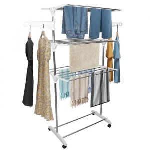 AGNESG Le séchoir à linge est fabriqué en tube dacier support stable et fiable TANCARVILLE