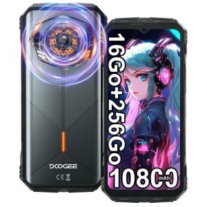 Smartphone Robuste DOOGEE SPUNK -10800mAh -16Go+256Go -50MP+16MP - 6.58FHD+ - Android 14 - GPS/NFC/OTG/Double SIM