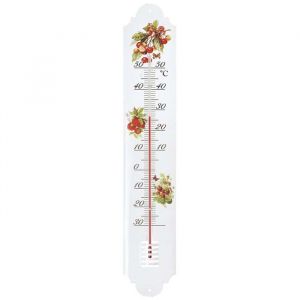 Thermomètre - VERDEMAX - Frutta - Métal - 50 x 9 cm - Design fruité