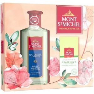 MONT SAINT-MICHEL Coffret Eau de Cologne Naturelle Classique 250 ml + Savon Douceur 125 g