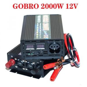 Convertisseur 12V &agrave; 220V 2000W onde pur sinus - Onduleur