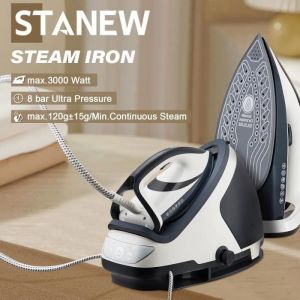Centrale VapeurFer à Repasser，STANEW Superpression 8 BarsRéservoir Deau 1.9L 3000W Technologie DeTempérature Intelligente