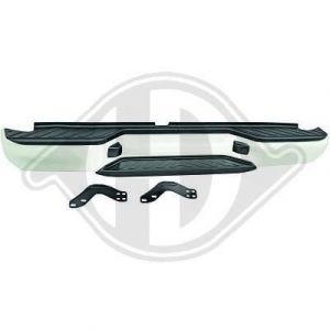 6084255 Pare choc arriere pour NISSAN Navara de 2005 a oct 2013 Look origine
