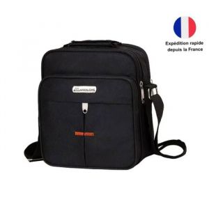 Sac bandoulière homme – Decopine-Compact et imperméable – Noir