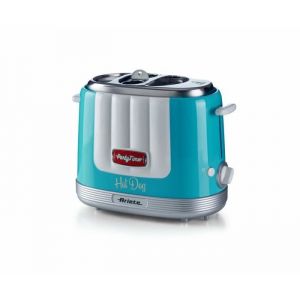 Appareil à hot dog - ARIETE - 184238 - Gril pour hot dog - 650 W - Bleu clair