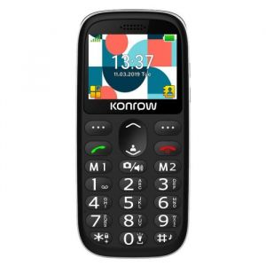 Konrow Senior 231 (Écran 2.31 - Double Sim - Dock de charge Fourni) Noir - Tout Opérateurs 231