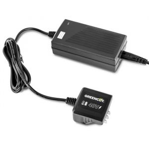 Chargeur pour machine et batterie au lithium Greencut CBT400L compatible avec outils de jardinage 40V