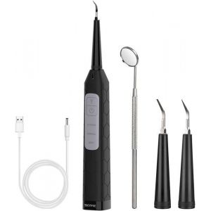 Détartreur Dentaire Ultrason - Kit Dentaire - 3 Modes de Nettoyage - Étanchéité IPX6 - Rechargeable 300 mAh