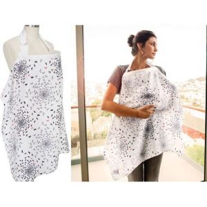Qualit&eacute; Sup&eacute;rieure 100 % Coton * Couvertures dallaitement Nursing Cover (Flying Birds)