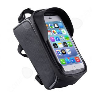 C Sacoche Velo 1L 60 pouces Sac pour trottinette Grand espace de rangement Très imperméable Robuste et durable Installation facile