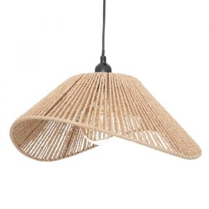 Abat-jour en rotin tressé suspension lustre abat-jour tissé à la main
