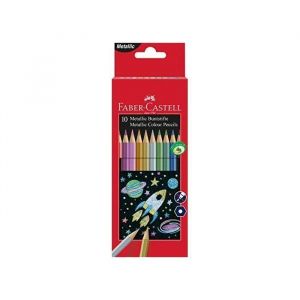 Faber-Castell 201583&nbsp;m&eacute;tallique de couleur crayon (lot de 10)