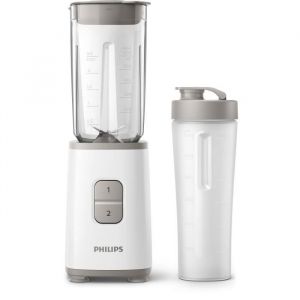 Bol mixeur blender - PHILIPS - DAILY COLLECTION MINI-BLENDER 350 W - Fonction smoothie - Blanc