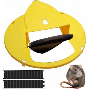 Pi&egrave;ge &agrave; souris Seau &agrave; rats Couvercle coulissant pour seau Pi&egrave;ge &agrave; souris Attrape-seau &agrave; bascule Couvercle Tapette &agrave; compatible Bala