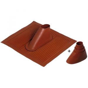 Tuile alu rouge pour mat dantenne avec cone né…