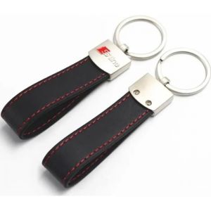 Porte-cl&eacute; - Audi - S-Line - Cuir - Pour cl&eacute; de voiture