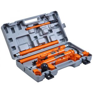 Kit dAlimentation Portable-Duoku-12 Tonnes-Cric Hydraulique avec Tuyau dHuile de 55 pouces-Kit de Réparation de Châssis