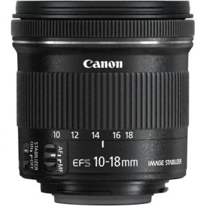 Canon EF-S 10-18mm f/4.5-5.6 IS STM Objectif Zoom Grand-Angle stabilis&eacute; pour Appareil Photo R&eacute;flex APS-C EOSNoir