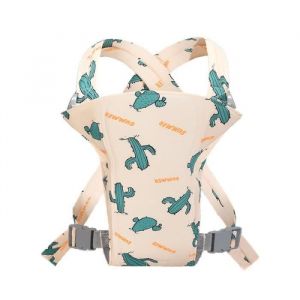 Porte Bébé Ergonomique 4 en 1 Multifonction Léger et Respirant Pour Nouveau-né et Petit Enfant de 0 à 24-Jaune