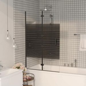 Prix Bas - Cabine de douche pliable ESG 80x140 cm Noir - Porte/parois de douche @BYJ5866741