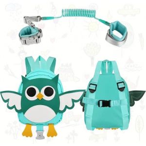 Harnais de S&eacute;curit&eacute; Enfant Sac &agrave; Dos avec S&eacute;curit&eacute; Laisse 1.5 m Anti perdu poignet Ceinture pour b&eacute;b&eacute; R&ecirc;nes de s&eacute;curit&eacute; Laisse