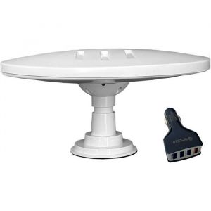 Antenne TV - Unispectra - Helio - Amplifiée numérique - Gain 33dB - Omnidirectionnelle