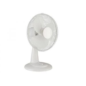 Ventilateur - EQUATION - Sur pied - Blanc - 34.5 cm - 40W - 3 vitesses