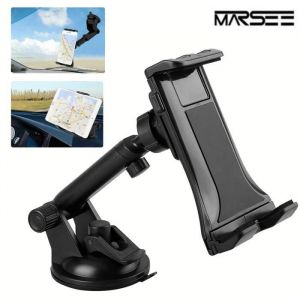 Support Tablette Voiture Universel pour Pare-Brise avec Ventouse pour Samsung Galaxy/iPad Pro/Air iPad/iPad Mini/iPhone(4 - 10.1)