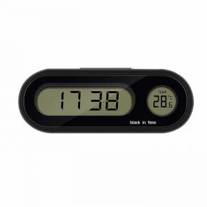 Horloge de Voiture Horloge num&eacute;rique de Voiture avec thermom&egrave;tre Horloge de Tableau de Bord de v&eacute;hicule Mini (Clock Thermometer)