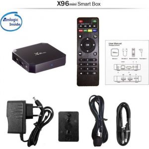 X96 Mini IPTV Box Soutien 2000 Europe Live TV Chaînes 4K H.265 1080 P Android TV Box 1 GB + 8 GB
