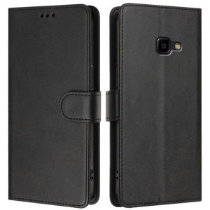Coque pour Samsung Galaxy Xcover 4/4s 5.0 Flip Housse Étui en Cuir PU[3 Fentes][RFID Blocage][Fermeture magnétique]- Noir YBWGN