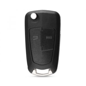 Coque cl&eacute; 2 boutons Compatible pour Opel Astra H Corsa D Vectra C Zafira Astra Vectra Signum (2 Boutons)